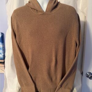 Banana Republic Brown Hooded Knit Sweater